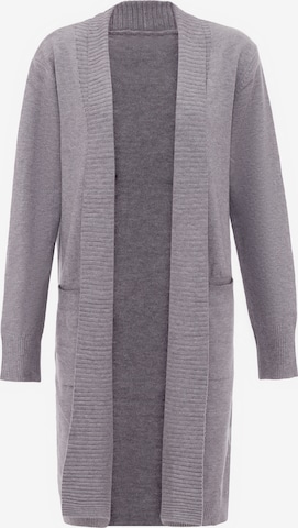 dulcey Knit Cardigan in Grey: front