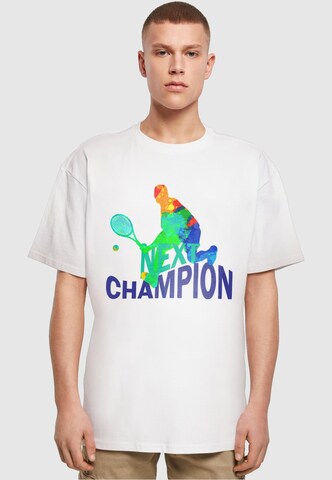 T-Shirt 'Next Champion' Merchcode en blanc : devant