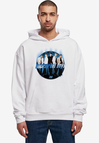 Merchcode Sweatshirt 'Backstreet Boys' in Wit: voorkant