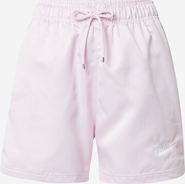 Nike Sportswear Loose fit Pants in Pink: front