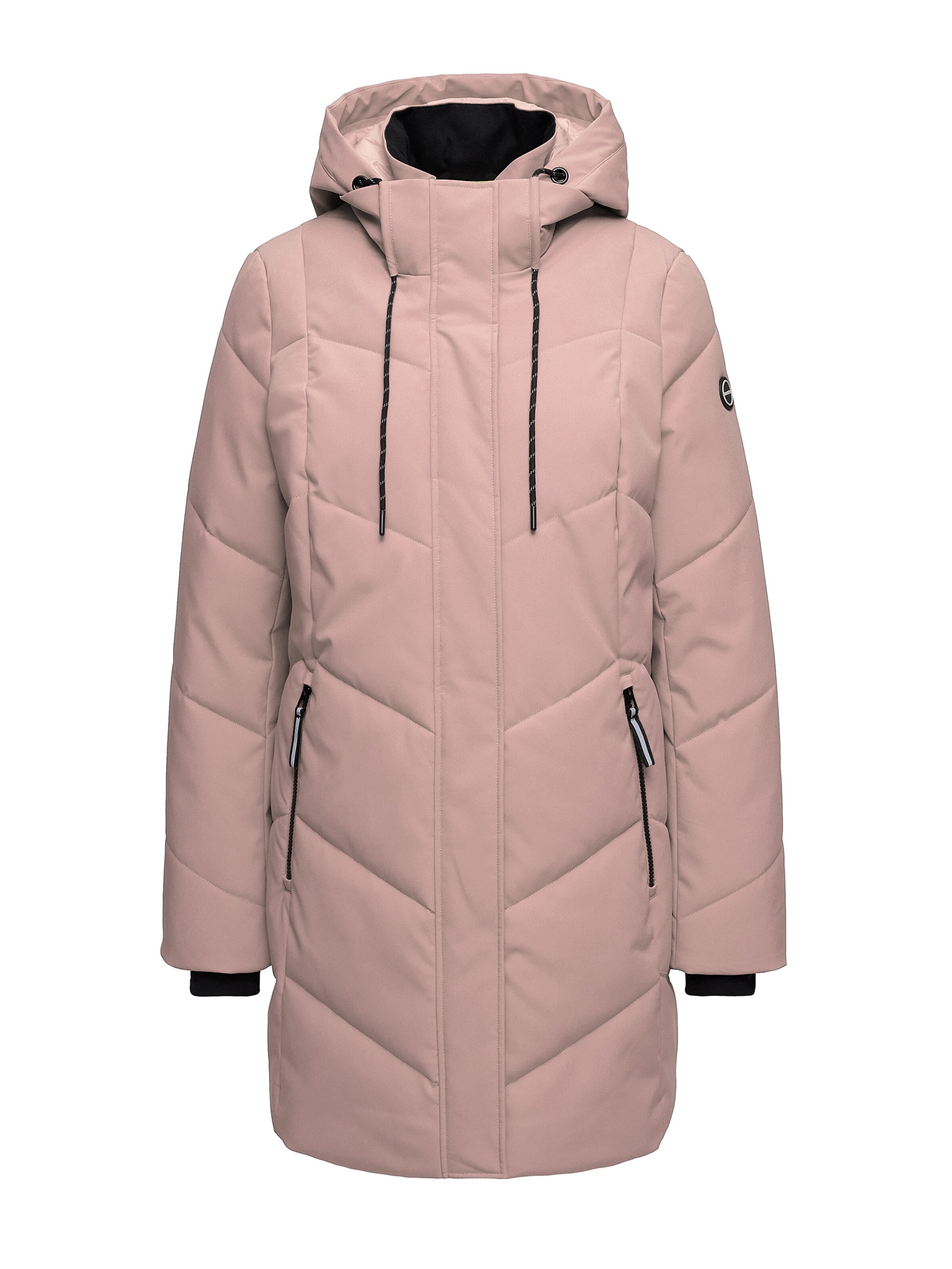 MANISA Winter Coat 'Regenjacke' in Pink: front