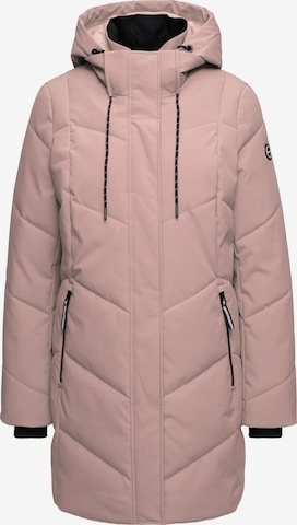 Manteau d’hiver 'Regenjacke' MANISA en rose : devant