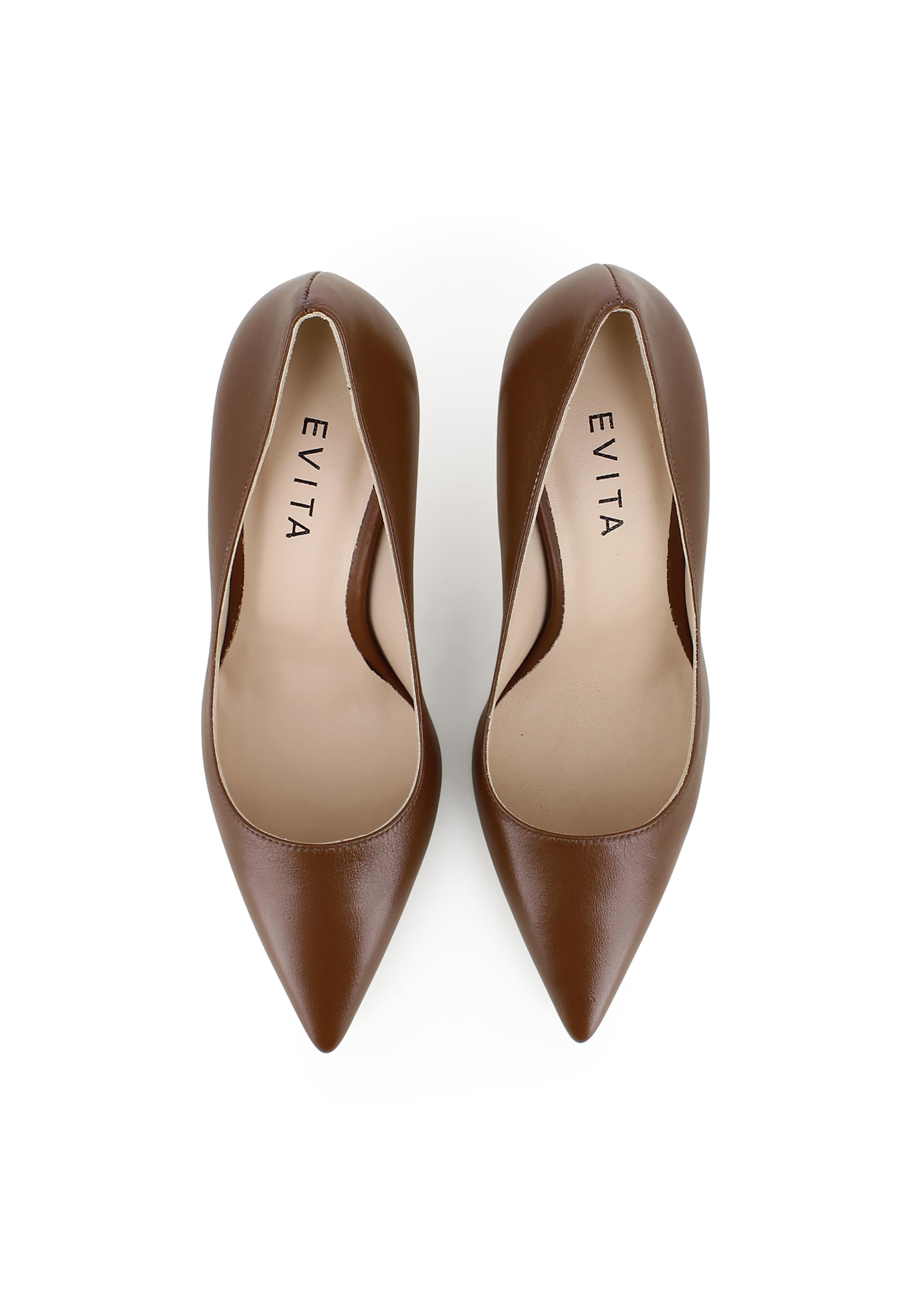 Escarpins 'JESSICA' EVITA en marron