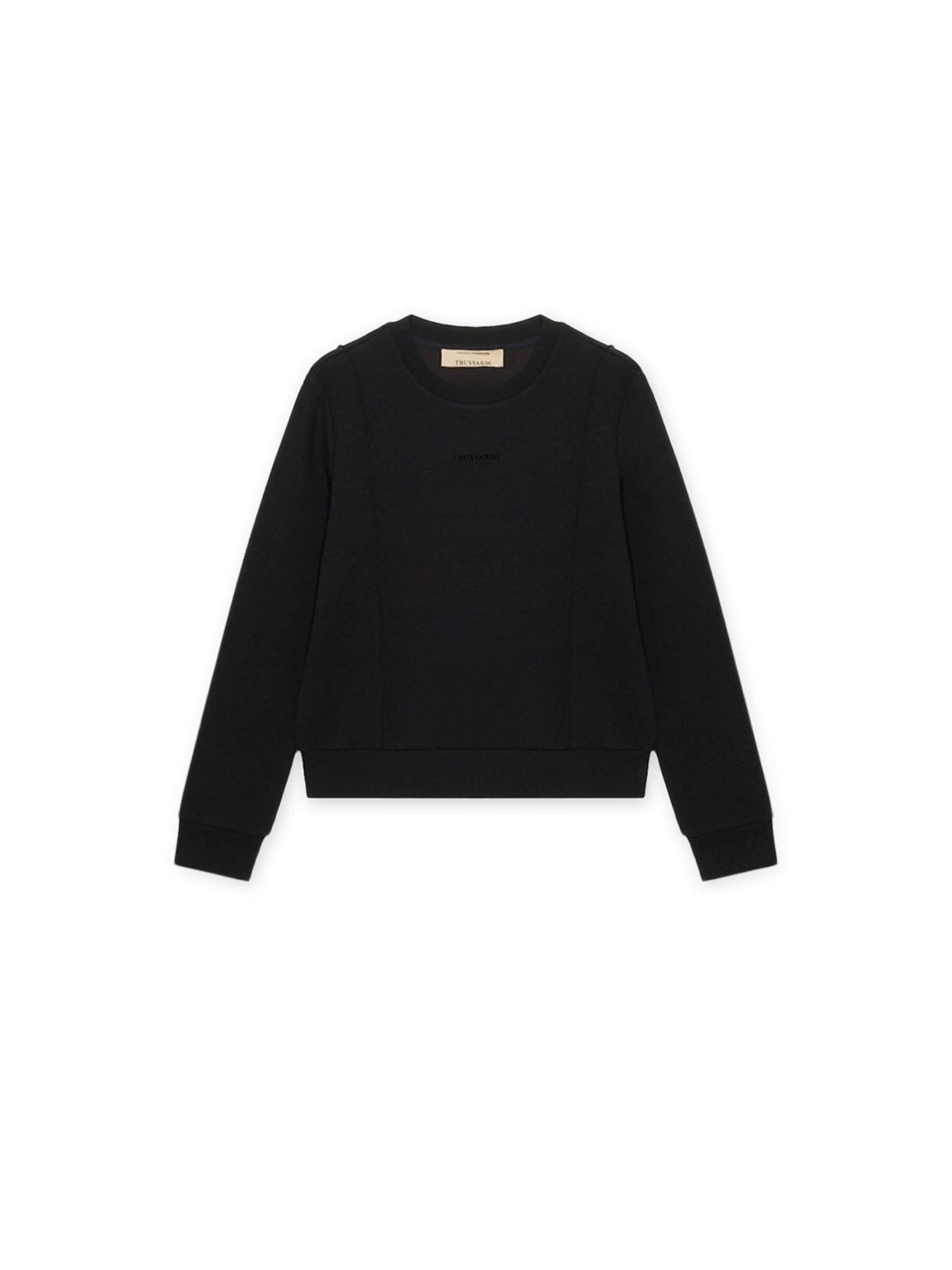 Trussardi - Jersey en negro: frente