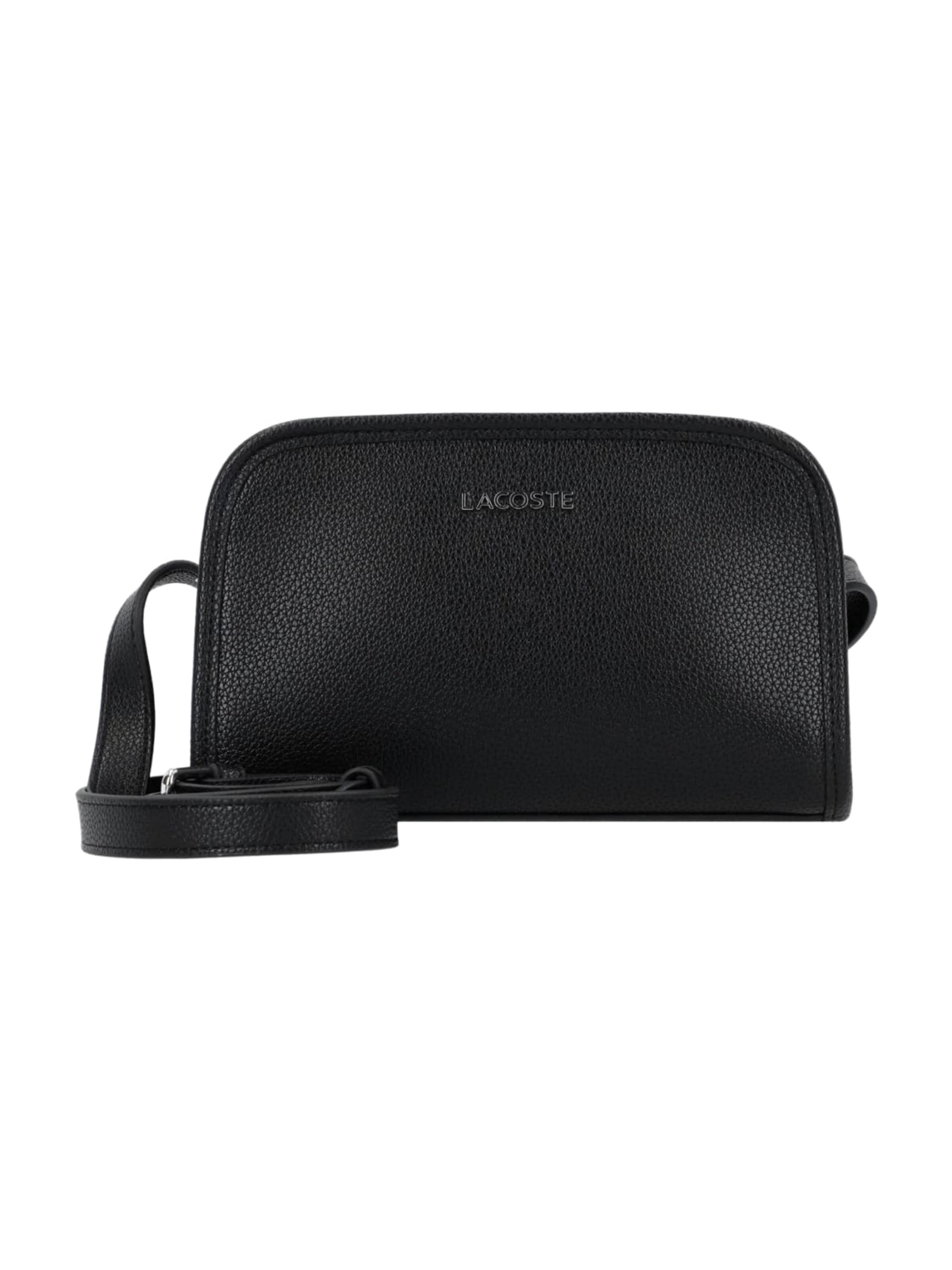 Sac à bandoulière 'Lacoste Sac à bandoulière Noir' LACOSTE en noir : devant