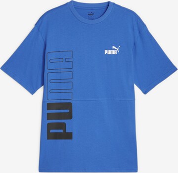 PUMA Koszulka funkcyjna 'POWER' w kolorze niebieski: przód