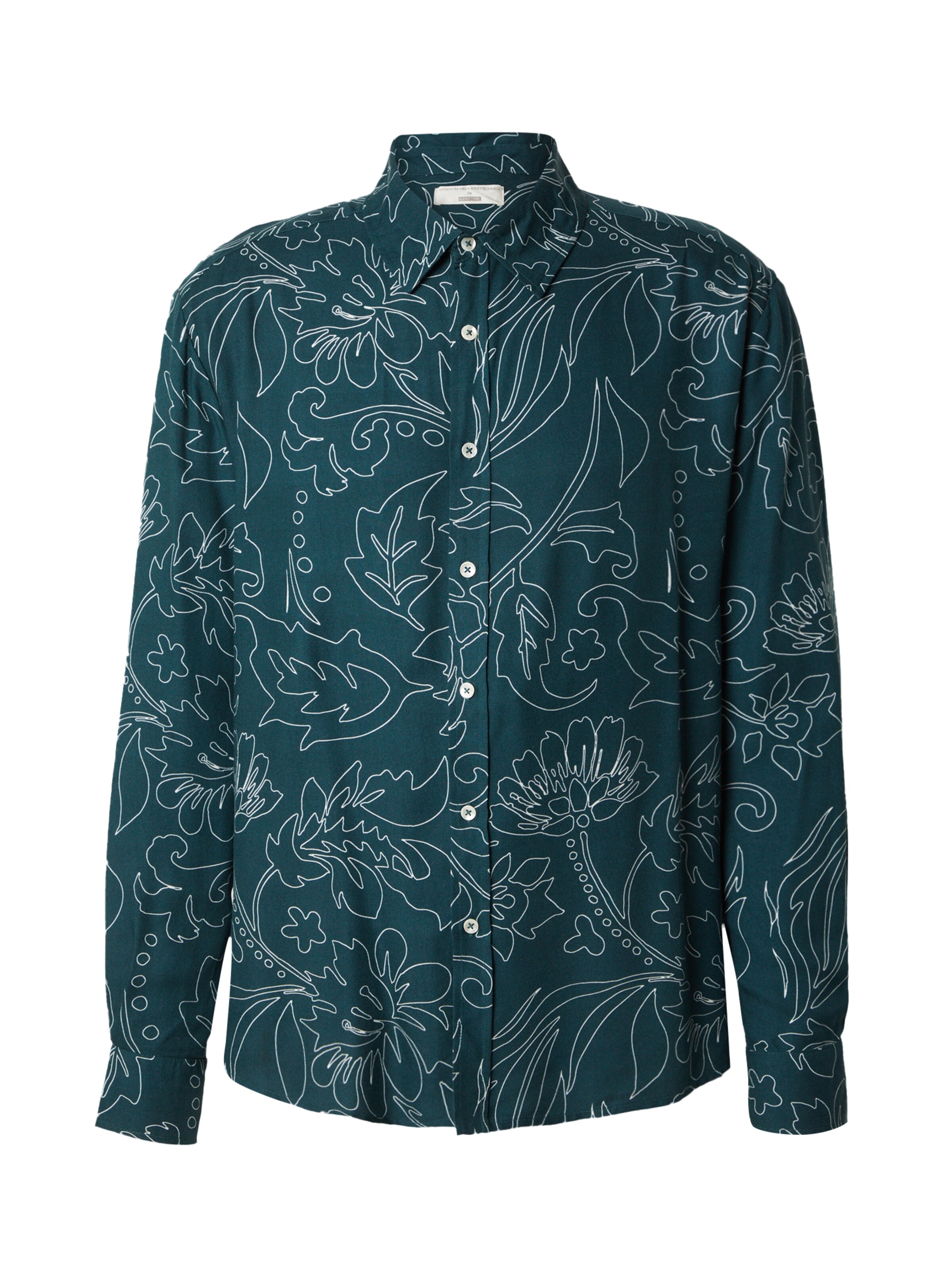Guido Maria Kretschmer Men Button Up Shirt 'Emilio' in Green: front