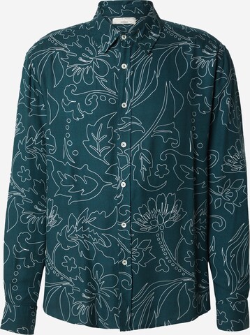 Guido Maria Kretschmer Men Regular fit Button Up Shirt 'Emilio' in Green: front