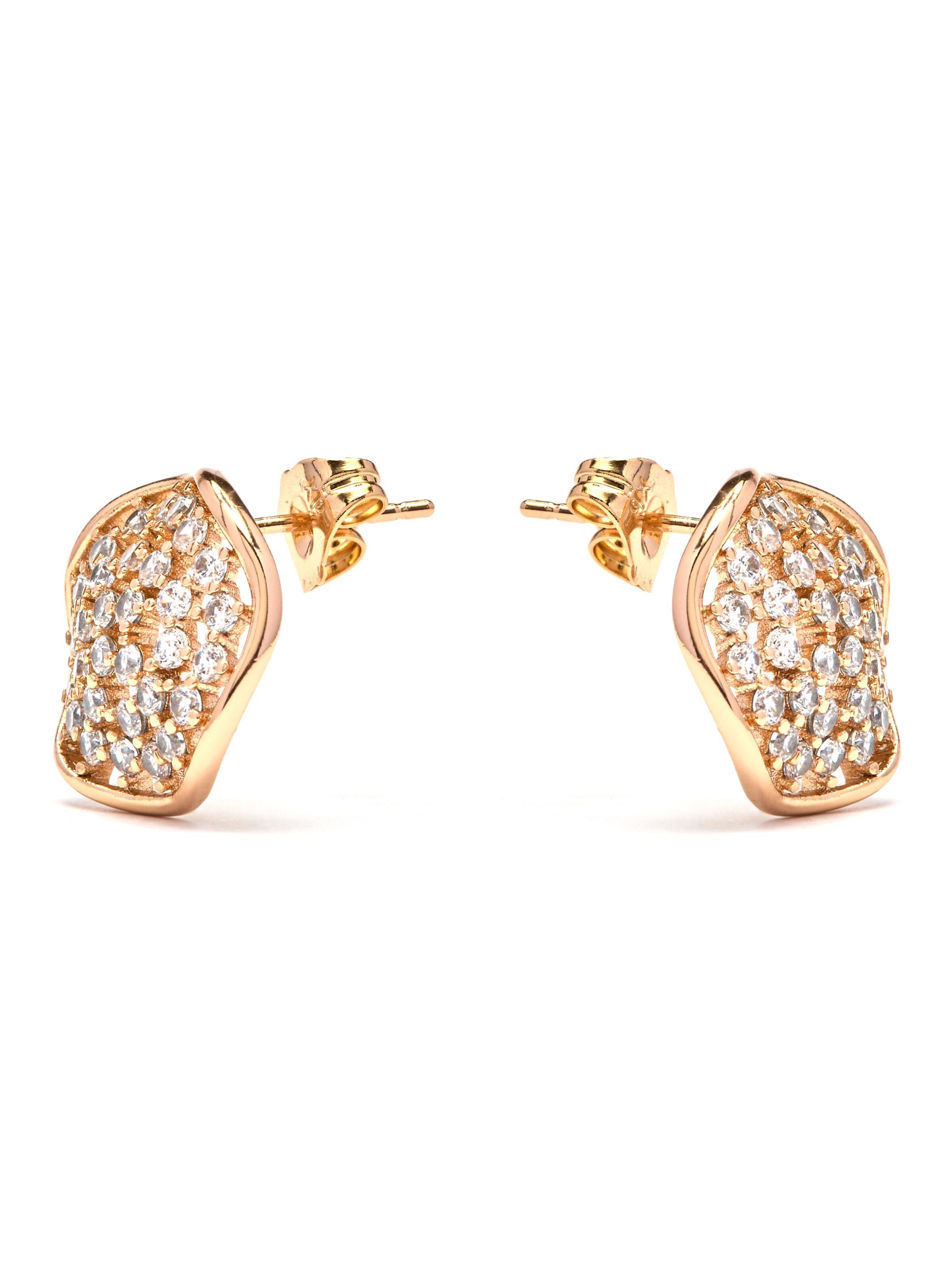 Luxenter Earrings 'Oshue' in Gold