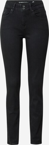 GARCIA Slim fit Jeans 'Caro' in Black: front