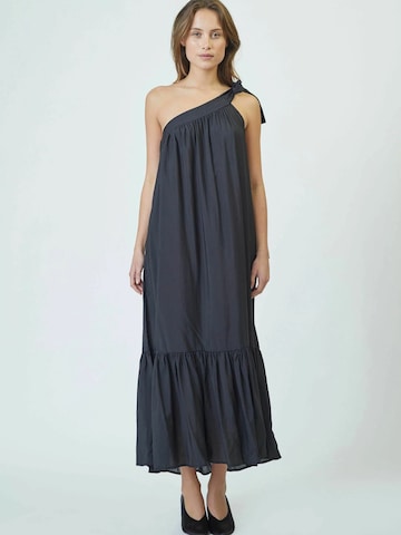 Robe 'Callum' co'couture en noir