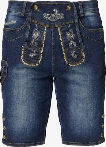 Steigenhöfer Regular Traditional Pants 'Jeans Leonard' in Blue: front