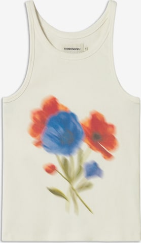 Thinking MU Top 'Harriet' in Weiß: Vorderseite