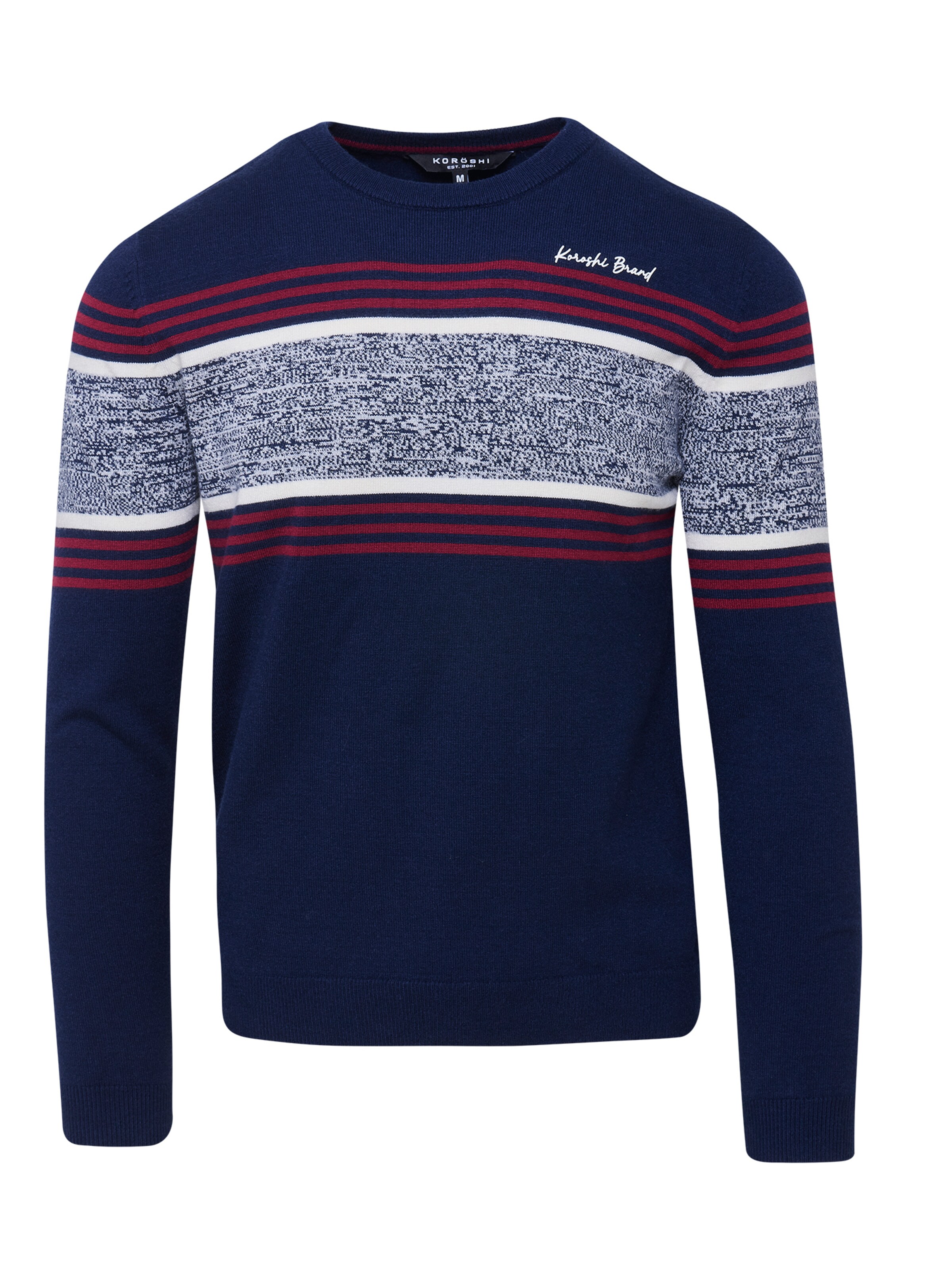 KOROSHI Sveter - Modrá: predná strana