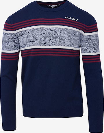 mėlyna KOROSHI Megztinis: priekis