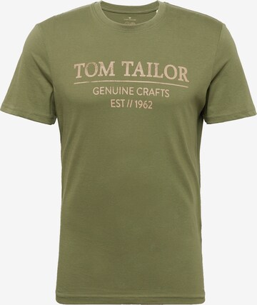 TOM TAILOR Shirt in Grün: front