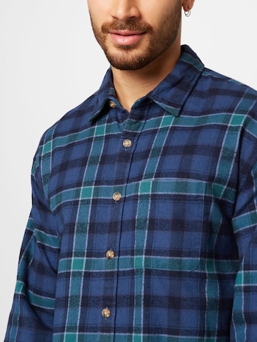 Abercrombie & Fitch Regular Fit Hemd in Blau