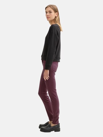 TOM TAILOR DENIM Skinny Jeans 'Nela' in Red