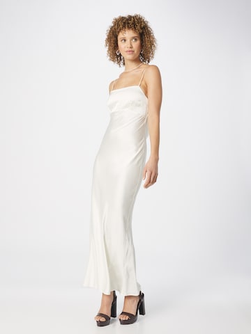 Abercrombie & Fitch Вечерна рокля в бяло: отпред