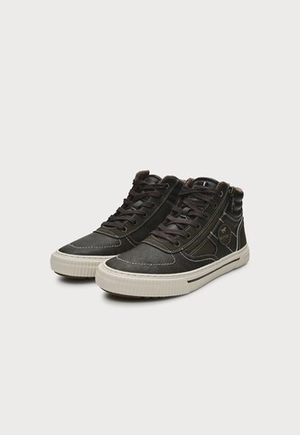 MUSTANG Sneakersy wysokie w kolorze zielony