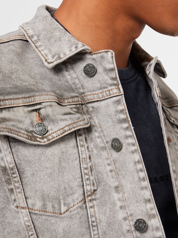 Denim Project Regular fit Between-Season Jacket 'Kash' in Grey