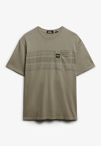 T-Shirt Superdry en vert : devant
