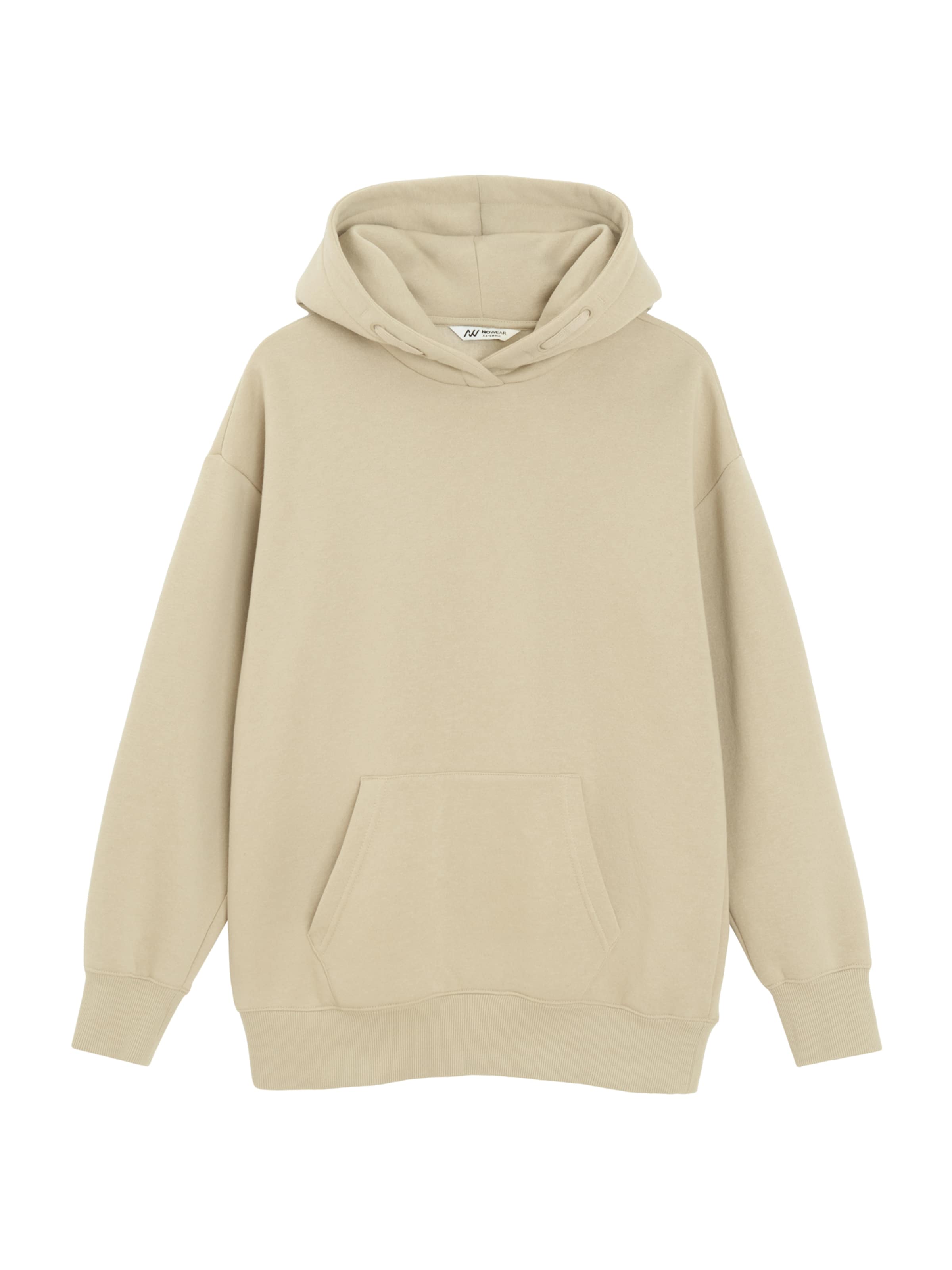 Felpa di NoWear in beige: frontale