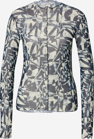 Monki Shirt in Blauw: voorkant