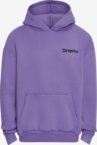 Dropsize Sweatshirt i lila: framsida