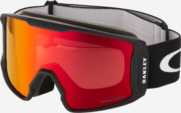 OAKLEY Sportbril 'Line Miner' in Zwart: voorkant