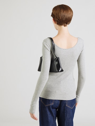 PIECES Shirt 'PCKITTE' in Grey