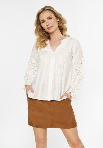 usha FESTIVAL - Blusa em branco: frente