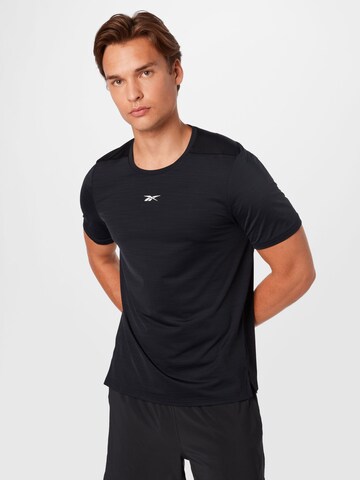 T-Shirt fonctionnel Reebok en gris : devant