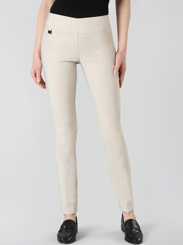 Lisette L Slimfit Hose 'Perfectly fitting' in Beige: predná strana