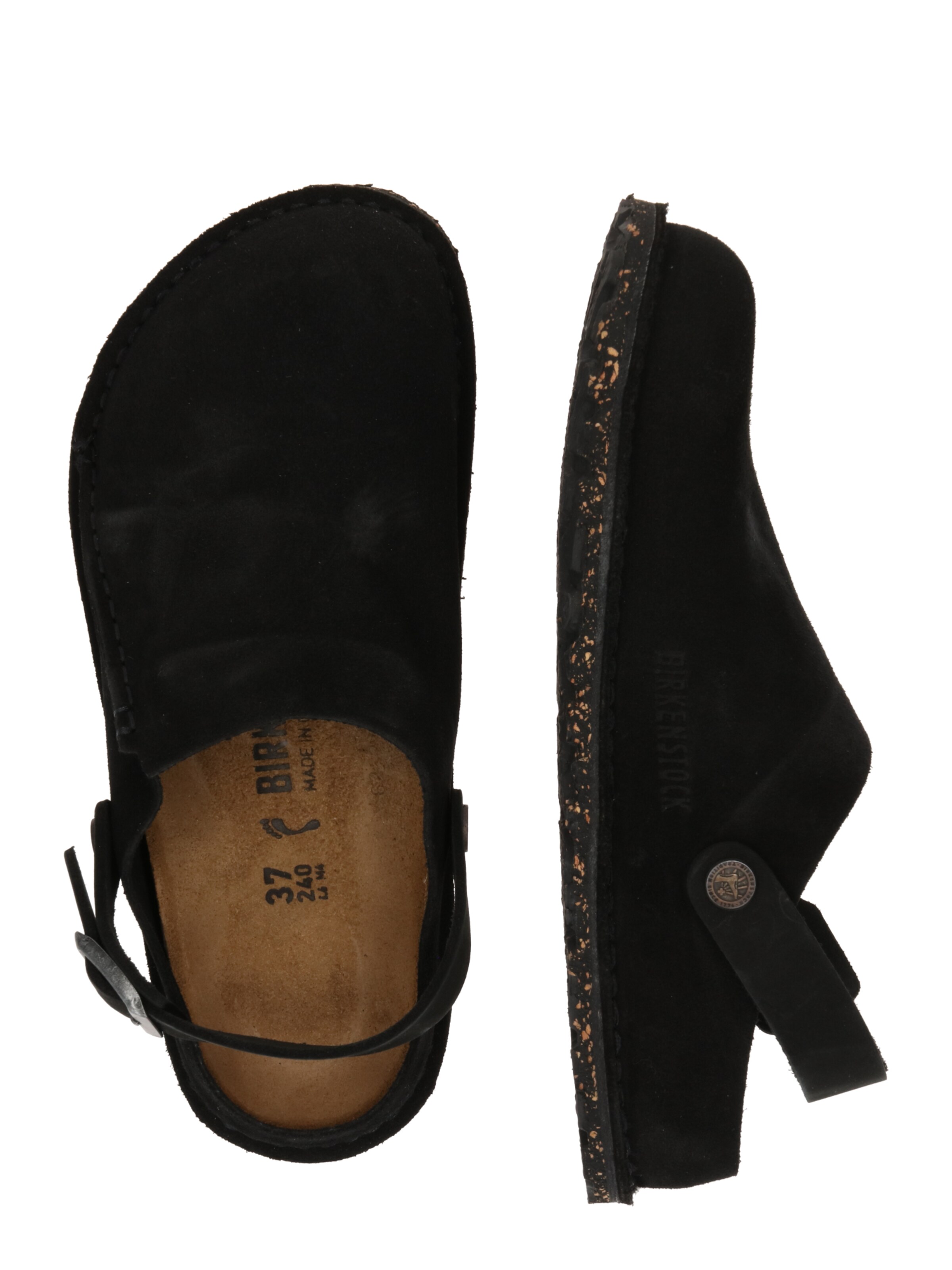 BIRKENSTOCK Pantoletter i sort