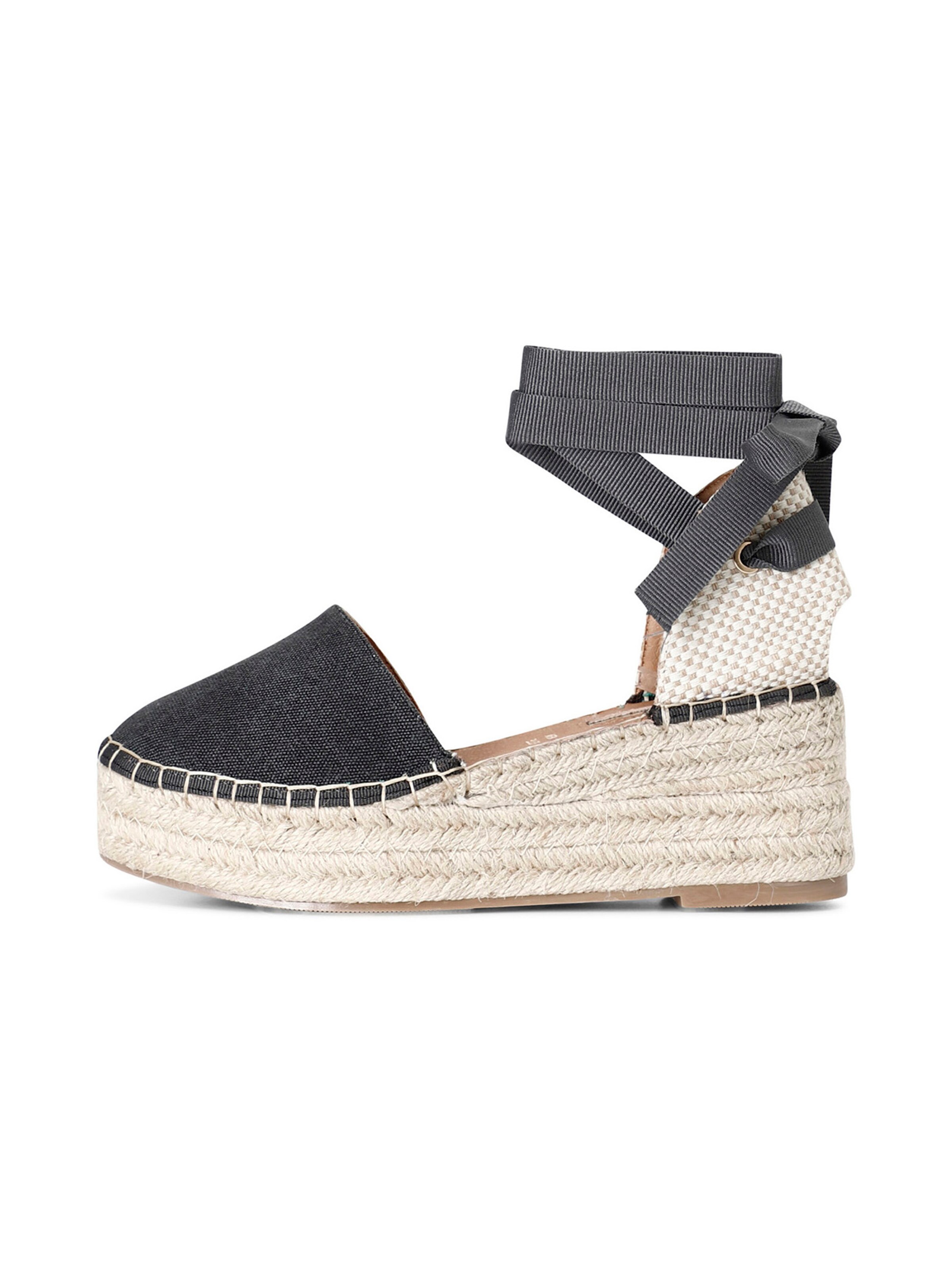 CAFè NOIR Sandaal in Zwart: voorkant