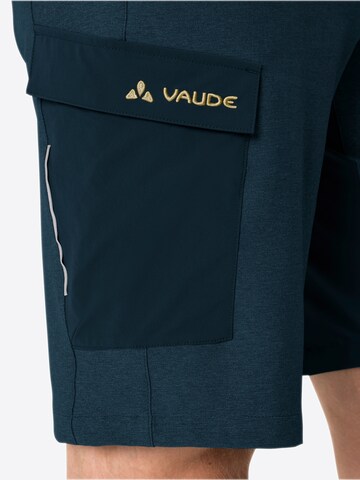VAUDE Regular Workout Pants 'Tremalzo IV' in Blue
