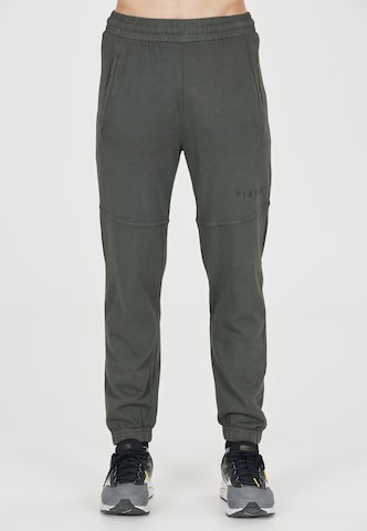 Virtus Regular Workout Pants 'Bold' in Grey: front