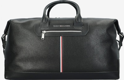 TOMMY HILFIGER Weekender 'Downtown' in dunkelblau / feuerrot / schwarz / weiß, Produktansicht