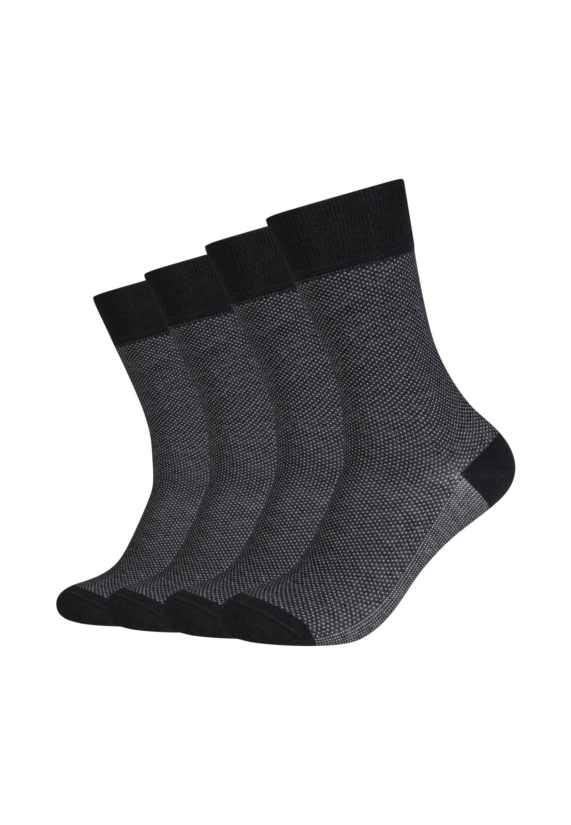 Chaussettes camano en noir : devant