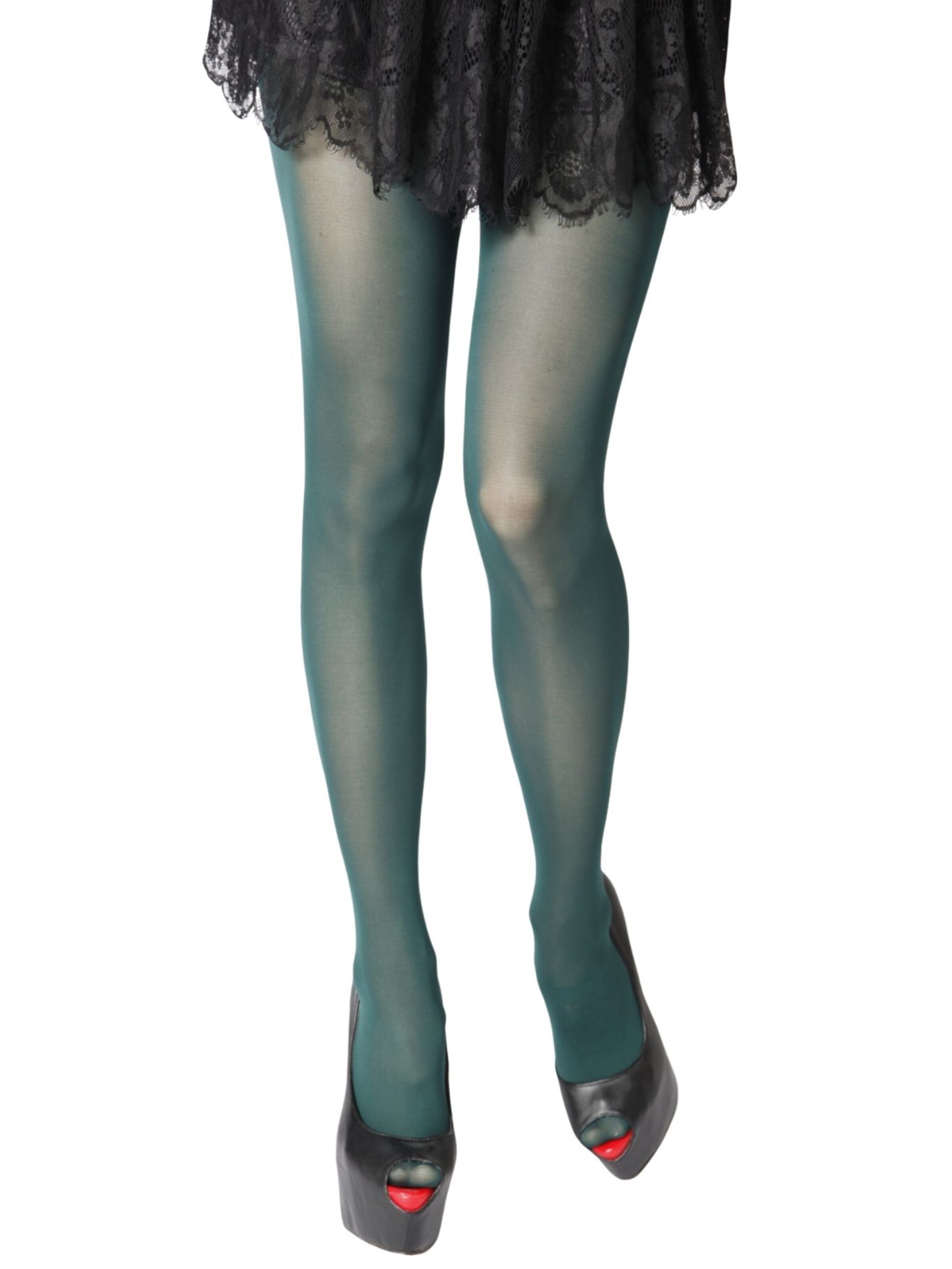 Sokisahtel Panty's 'STIINA BOTILIA 40 DEN opaque tights for women' in Groen
