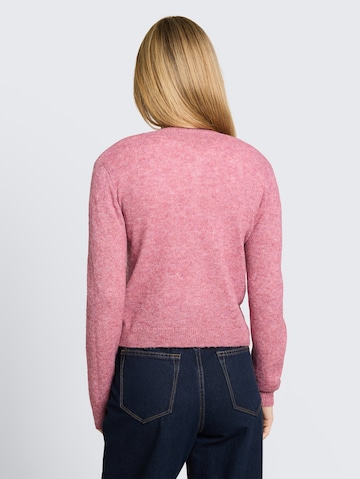 TOM TAILOR DENIM Strickjacke in Pink