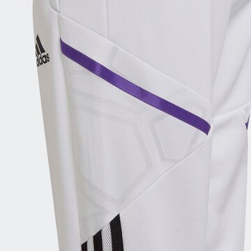 Regular Pantalon de sport 'Real Madrid Condivo 22' ADIDAS PERFORMANCE en blanc