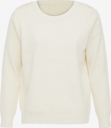 dulcey Sweater in White: front