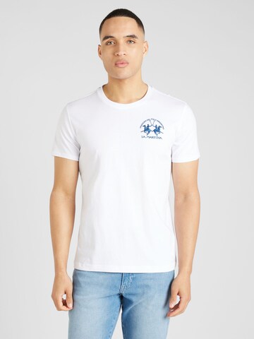 La Martina - Camiseta en blanco: frente