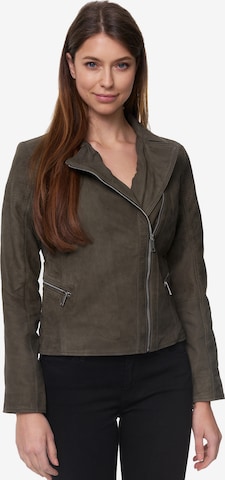 Tazzio Übergangsjacke 'F500' in Grün: Vorderseite