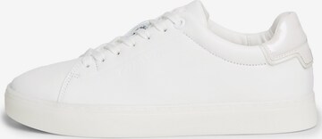 Baskets basses Calvin Klein en blanc : devant