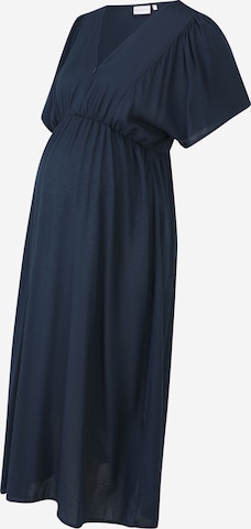 Robe 'Pinar Lia' MAMALICIOUS en bleu : devant