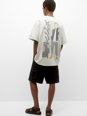 Pull&Bear T-Shirt in Grau