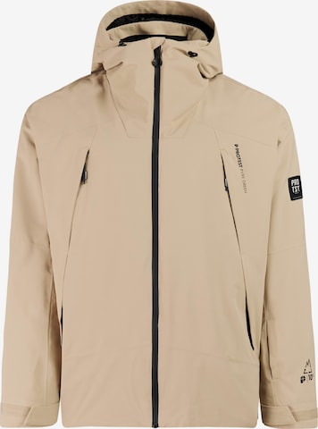 Veste de sport 'PRTDrifter' PROTEST en marron : devant